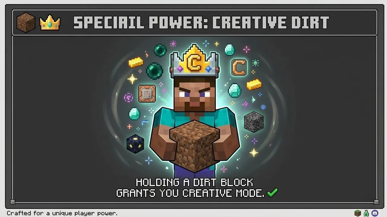 Op Dirt 1.12.2 — скачать дата-пак для Minecraft