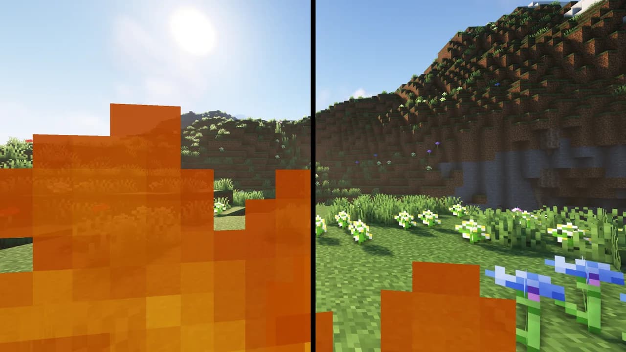 Low On Fire 1.21 — скачать ресурспак для Minecraft