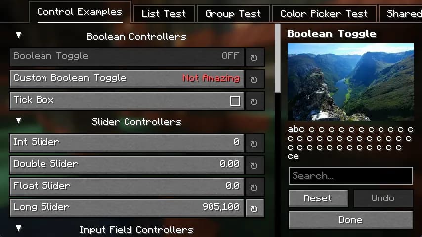 YetAnotherConfigLib (YACL) для Minecraft 1.21