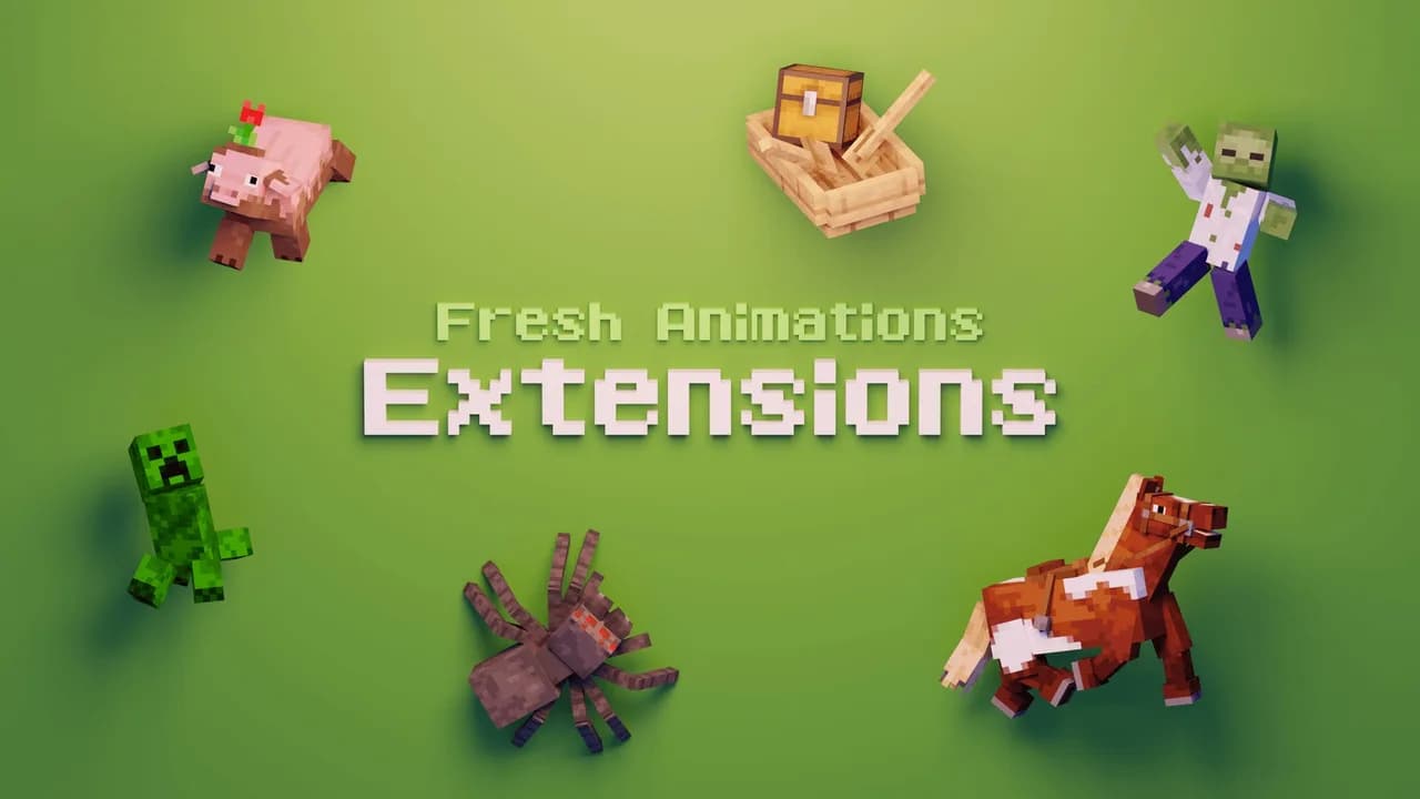 Fresh Animations: Extensions 1.19.2 — скачать ресурспак