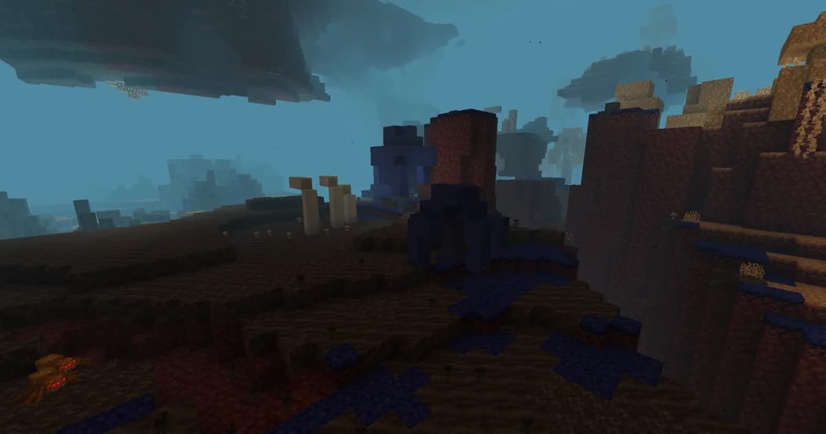 Гнилая долина — биом с ядовитыми озёрами и токсичными испарениями в Minecraft